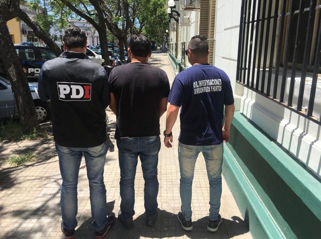 A Paraná. El hombre de Rosario fue detenido el martes y trasladado hasta la capital entrerriana.