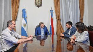 Rogelio Frigerio recibió a las autoridades de Patronato.