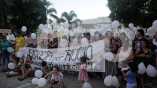 Con globos blancos marcharon y pidieron justicia por Rocío