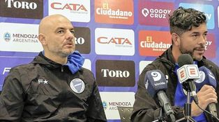 &nbsp;Favio Orsi y Sergio Gómez, la dupla técnica que debutará en Godoy Cruz ante Vélez.