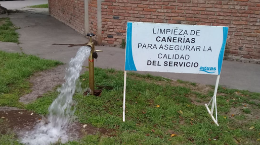 Limpian la red de agua y puede haber baja presión