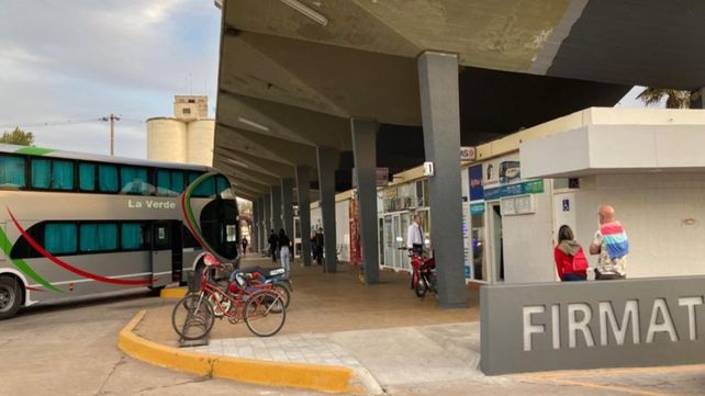 Terminal de ómnibus de Firmat. (Gentileza El Correo de Firmat)