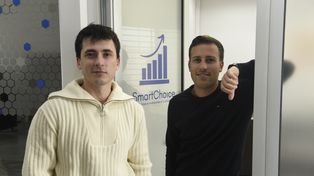 Matías Ciocca y Eric Lürig, al frente de la empresa de asesoramiento en inversiones SmartChoice.