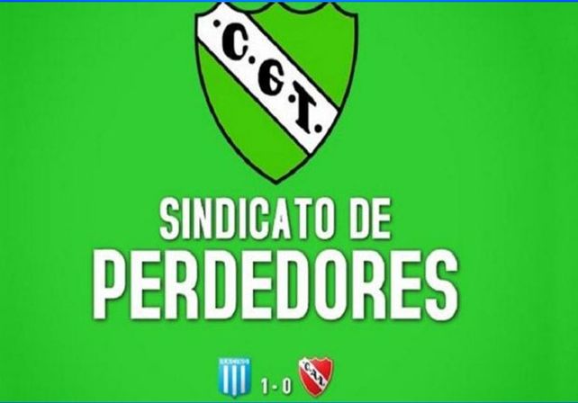 Los afiches de Racing a Independiente tras el clásico de Avellaneda