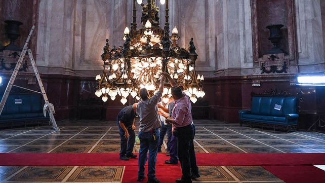 Todo listo para la asunción de Alberto Fernández en el Congreso