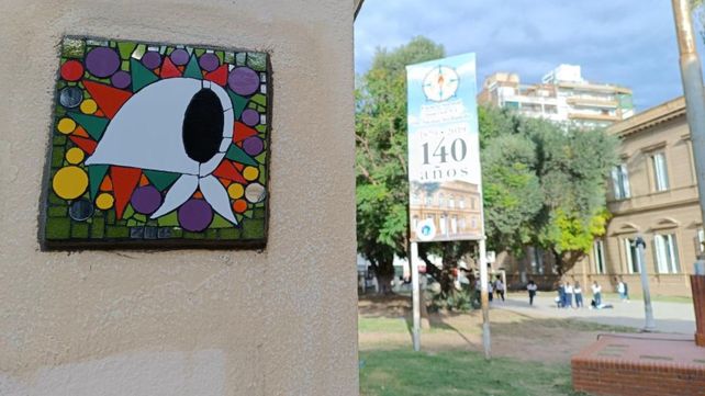 Un pañuelo realizado con mosaiquismo