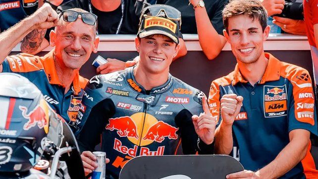 Valentín Perrone terminó sexto en el Gran Premio de San Marino del Moto3