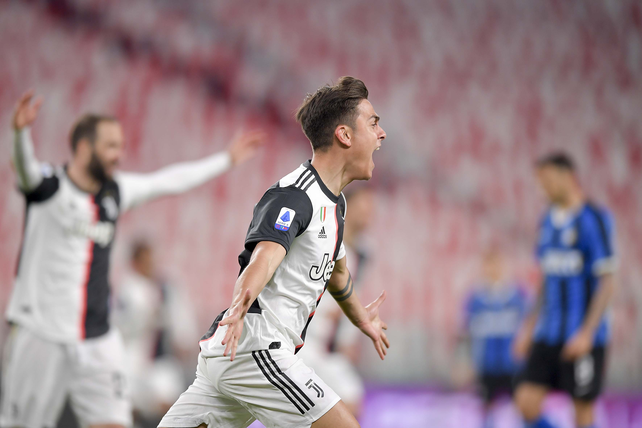 Con un gol de Dybala, Juventus volvió a la punta del Calcio