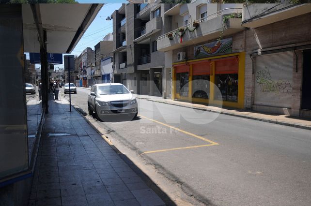 Tránsito interrumpido en Hipólito Yrigoyen