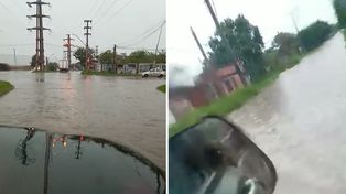 Avenida Gorriti, un verdadero río en el norte de la ciudad
