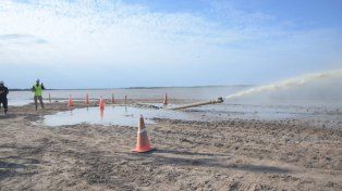 Primera etapa del cruce de la laguna Setúbal finalizó en la tarde de este sábado 26 de agosto