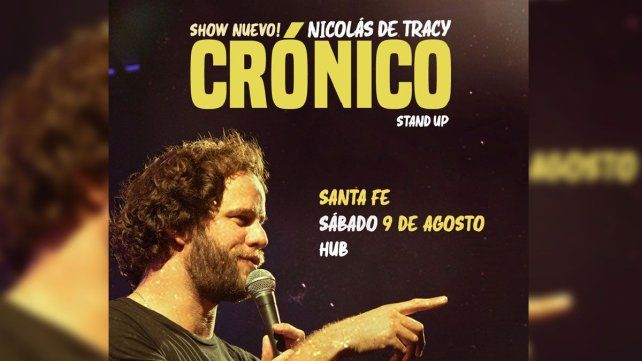 Nico de Tracy regresa a Santa Fe con su unipersonal Crónico