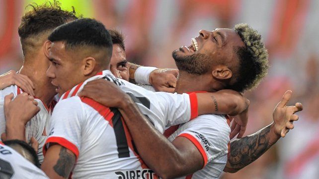 Miguel Borja es goleador de River.