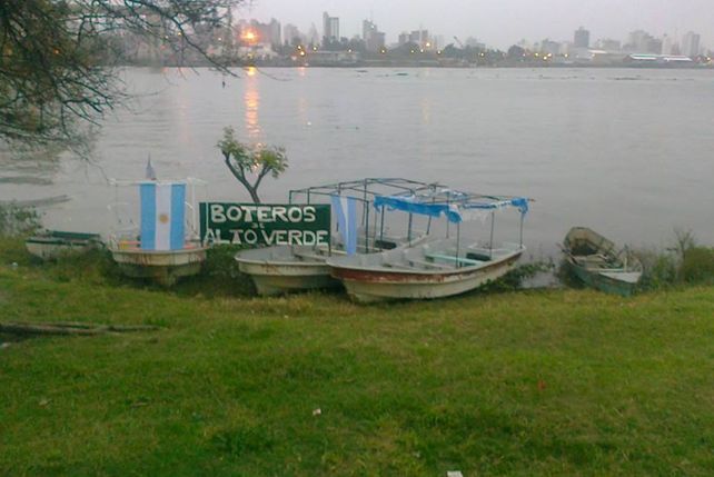 Segundo día de acampe de los boteros de Alto Verde: Foto: Gentileza Alto Verde Noticias