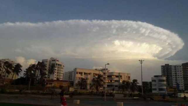 La extraña nube que atemorizó a los colombianos