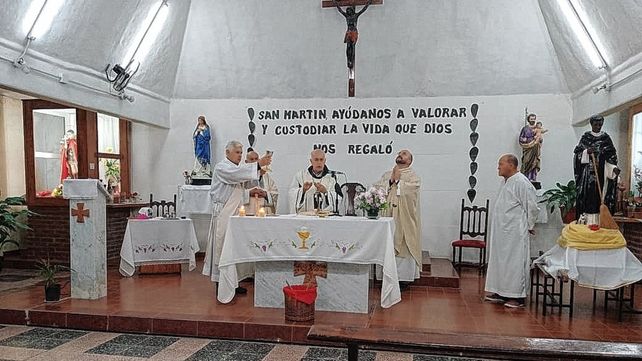 Monseñor. Puiggari presidió la celebración del 31 de octubre