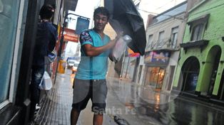 Hasta el mediodía se registraron lluvias de hasta 40 milímetros en la ciudad