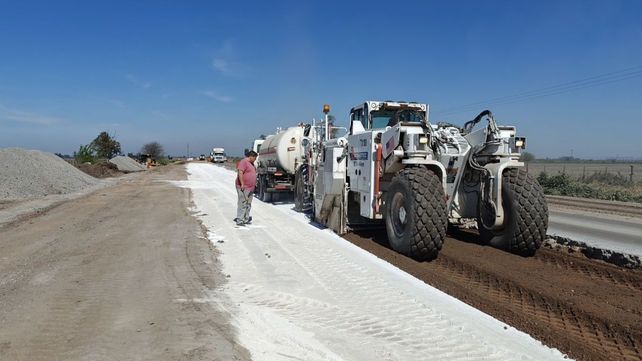 Obras. El camino de la Cremería se está rehaciendo de cero.