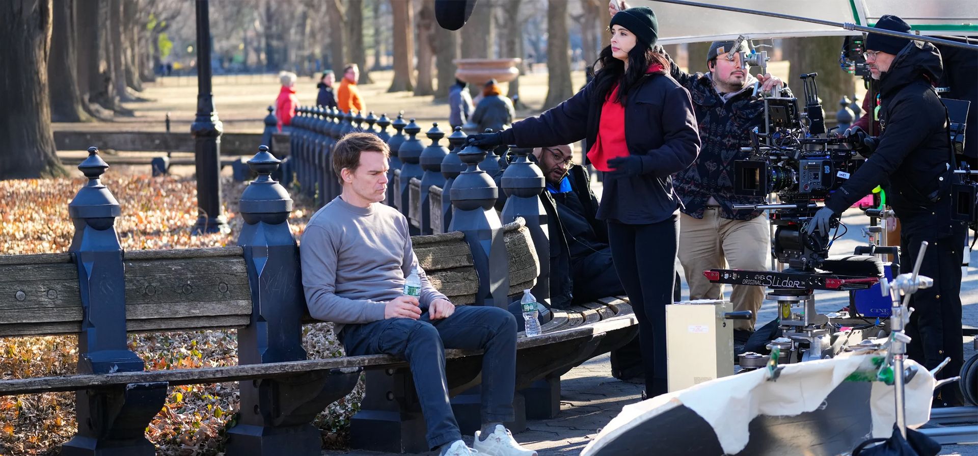 Michael C Hall y Krysten Ritter en el set de filmación de la serie de televisión Dexter, Nueva York, EE. UU.. Fotografía: XNY/Star Max/GC Images Michael C Hall y Krysten Ritter en el set de filmación de la serie de televisión Dexter, Nueva York, EE. UU.. Fotografía: XNY/Star Max/GC Images