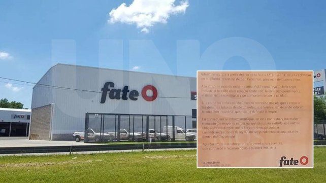 La empresa de neumáticos Fate cierra tras 80 años y despide a 920 trabajadores