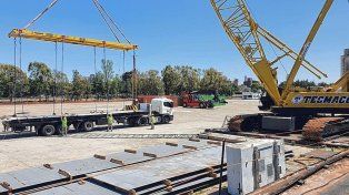 El puerto de Santa Fe recibió 4.800 toneladas de chapas de acero