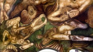 Cristina Fern&aacute;ndez y Felipe Calder&oacute;n inauguraron un mural de Siqueiros