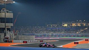 El argentino entregó todo lo que tenía del Alpine, tras una exigente competencia en Losail.