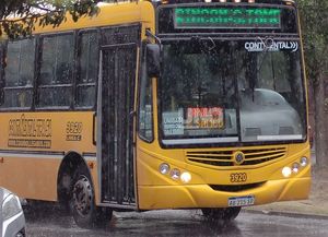 Las distintas líneas de colectivos vuelven a funcionar en Santa Fe tras el fuerte temporal