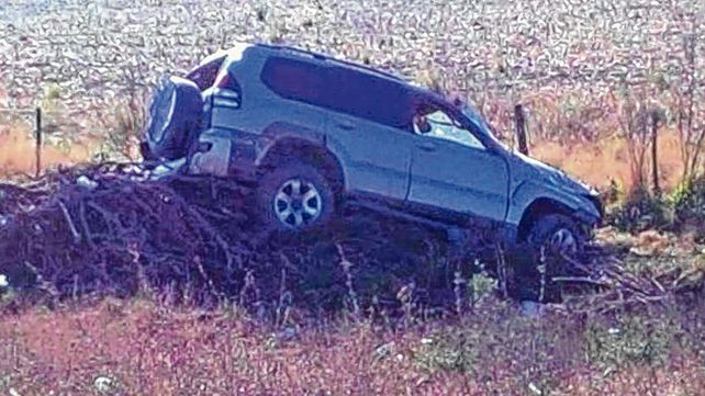 Salta. Así quedó la camioneta Toyota