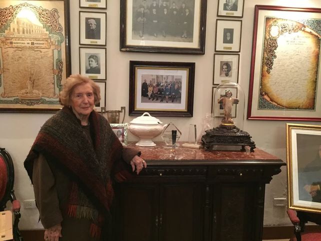 Figura de Rosario. Isolda trabajó desde los 18 hasta los 98 años.&nbsp;