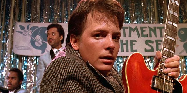Buscan con urgencia la desaparecida guitarra de Volver al futuro antes de que ocurra una paradoja