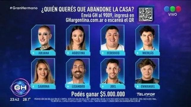 La placa quedó integrada por 8 participantes: Juliana Furia