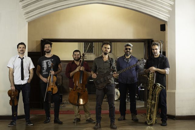 Jazz con Paraíso a la Miseria. Franco Fontanarrosa (centro)