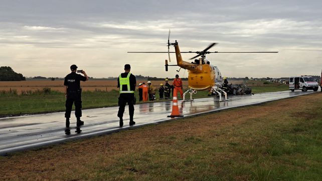 Tres mujeres fallecidas y un hombre herido grave por un choque frontal en la ruta 14
