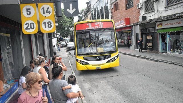 Servicio de transporte urbano en la ciudad de Santa Fe.