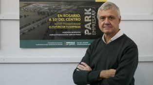 Marcelo Fernández Corti, socio de Inmuebles por Gestión y comercializador del Park Empresario.