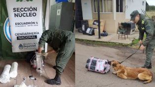 Ruta 14: hallaron marihuana dentro de tubos de PVC durante un control