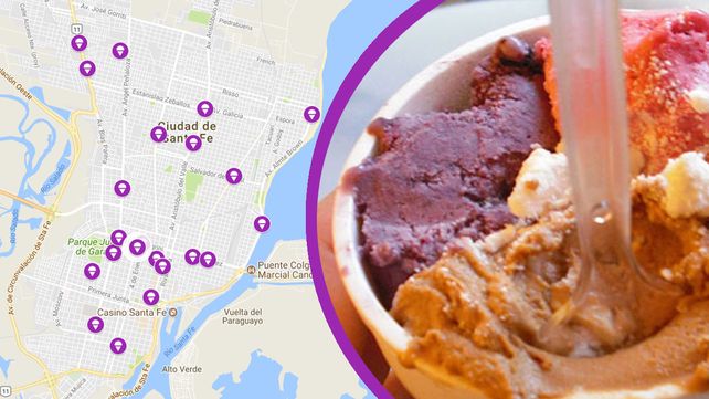 El mapa de La noche de las heladerías: dónde encontrar los descuentos