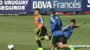 Pablo Pérez fue expulsado del entrenamiento: se enojó y se fue del predio