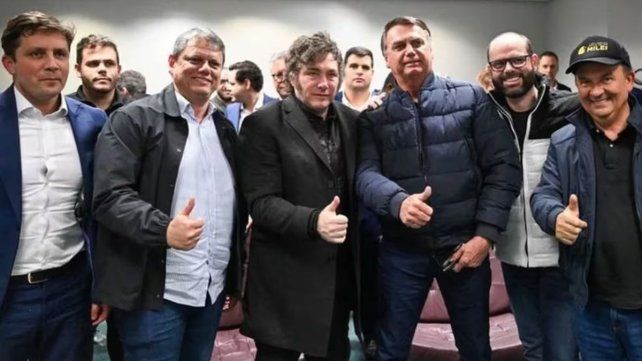 Javier Milei se reunió con el ex presidente de Brasil