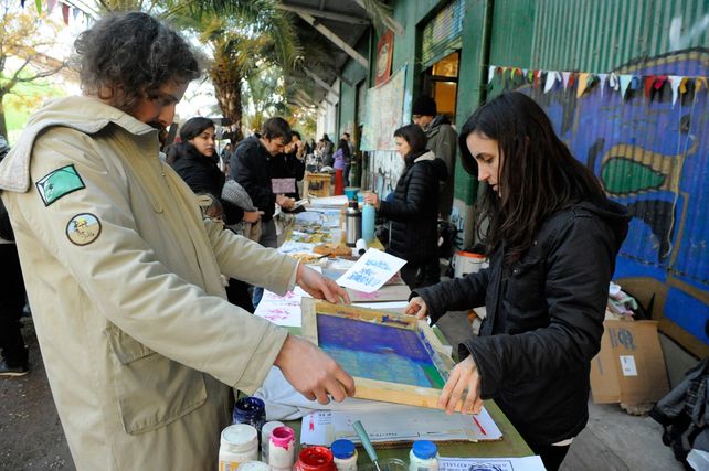 Juntos. El Almacén de las Tres Ecologías convocó a activistas y vecinos.