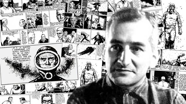 Héctor Oesterheld. Autor de la emblemática historieta El Eternauta.