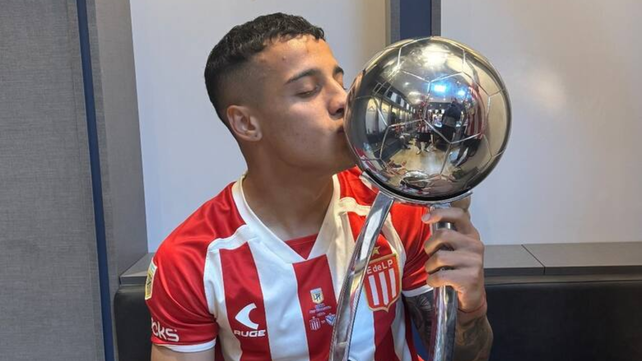 Tiago Palacios fue titular y disputó 74 minutos de la final ante Vélez, en la que Estudiantes fue campeón de la Copa de la Liga.
