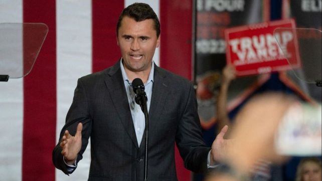 El referente conservador Charlie Kirk