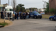 Liberaron a 12 transportistas venadenses acusados de bloquear el ingreso a un molino harinero.