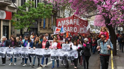 Paritaria docente: la mayoría de las mociones de Amsafé Rosario rechaza la oferta del gobierno