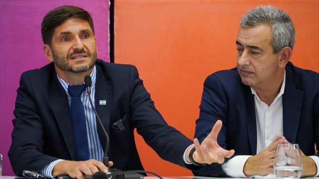 Maximiliano Pullaro y Pablo Javkin.