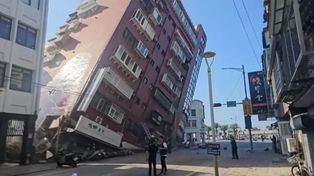 Un fuerte terremoto sacudió a Taiwán y se sintió en Japón.&nbsp;