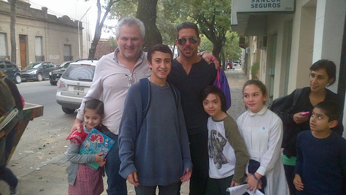 El Cholo, de paseo por Paraná y en silencio