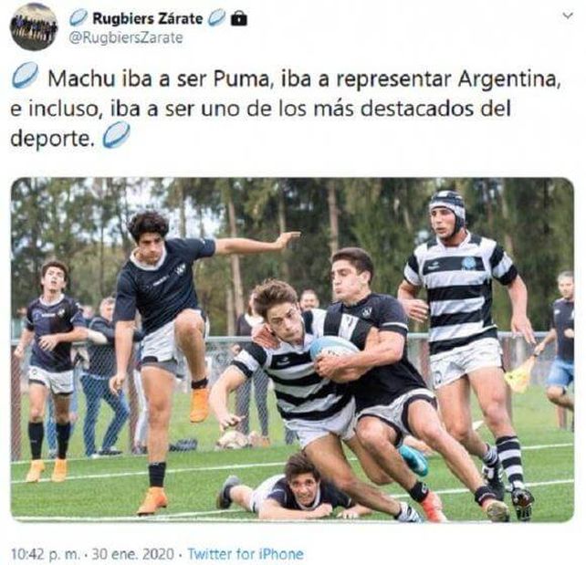 Bajan una cuenta de Twitter que defendía a los rugbiers de Zárate